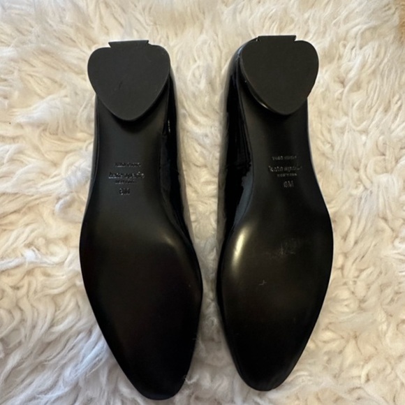 Kate Spade Kate Spade New York Fallyn Black Patent Leather Short Heeled  Size 8 - Picture 8 of 8